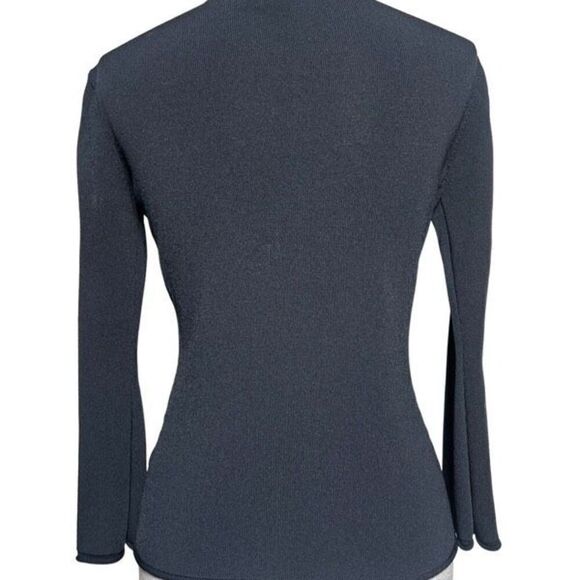 Joseph A Sexy Floral Embroidered Sweater Size Small - Picture 3 of 4